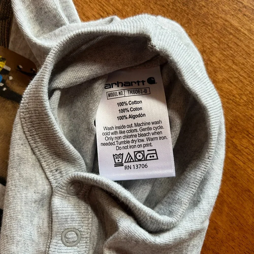 Carhartt toolbelt onesie 6m NWOT